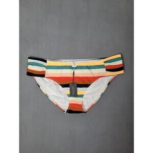 Ocean Blues Womens Ruched Sides Bikini Bottom Full Coverage Swimsuit Bottoms XL
